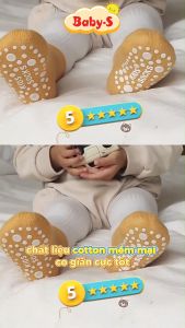 Tất Cho Bé Gái Và Bé Trai 0-4 Tuổi Nhiều Hình Thú Ngộ Nghĩnh Chống Trượt Có Màu Sắc Bắt Mắt Baby-S – ST024