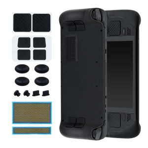 16PCs Dustproof Protective Set for Steam Deck Joystick Cover Button Sticker Filter Type C Dust Plug