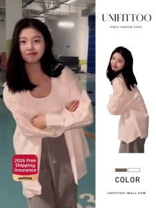 unifittoo | New 2026 Designer Niche French Long Sleeve White Shirt
