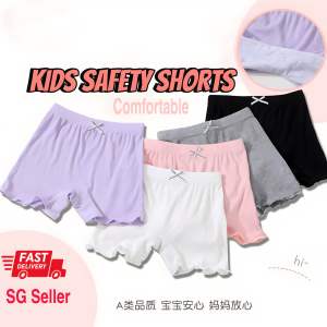 SG Ready Stock Girl Underwear Kid Underwear Girl Panties Kids Girls Panty Shorts Childrens Pants Children Underwear Toddler Girls Stretchy Safety Legging Panties