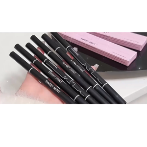 Bút kẻ mi dưới & kẻ mắt eyeliner 3in1 kèm khuôn in mi dướimàu mực sắc nét lâu trôi bền màu -LUMBL