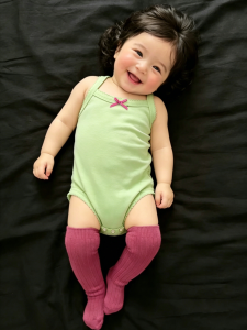Lace Strap Summer Outing Infant Jumpsuit