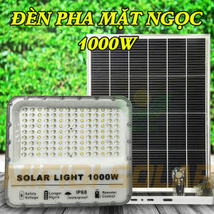 Đèn Năng Lượng Mặt trời 1000W Chống Chói vỏ nhôm Mifidi Cao cấp Chip 5054 Siêu Sáng trên 15h Tấm Mono lớn 67 x 53 cm BH Tận nhà tốt nhất đến 2 năm