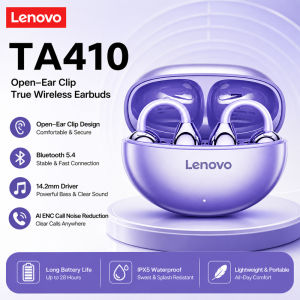 Lenovo | Lenovo TA410 Wireless Bluetooth Earphones TWS Panoramic Spatial Sound Effects Long Battry Life HD Voice Headphones 2026 New