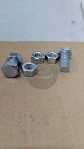 BAUT MUR KUNCI 24 PANJANG 4CM M16X40 PUTIH BMP M16 X 40  4 CM BAUD HEXA BOLT GALVANIZ GALVANIS GALPANIS DIAMETER DRAT 16MM PITCH DRAT 2.0 40MM MM SEKRUP SKRUP