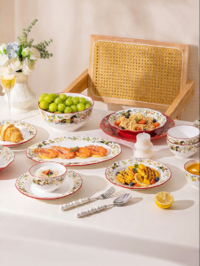 mornenjoy | Elegant Ceramic Dinnerware Set
