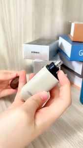 Nose Hair Trimmer for Men and WomenTravel Trimmer High-Precision Nose Shaver USB Rechargeable Waterproof Portable Ear Hair Remover