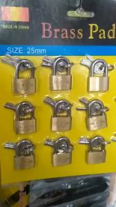 Vỉ ổ khóa vali size 25mm (12 cái)