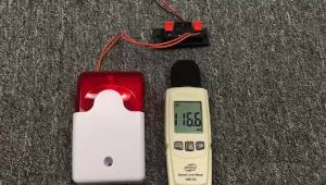 Đèn Báo Động Mini Tích Hợp Còi Hú Đèn Nháy Có Còi Cảnh Báo Có Dây Màu Đỏ/xanh Dương 12V/24V 110DB Đèn Nhấp Nháy Cho An Toàn Xe Cộ