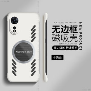 Oppo A1Pro Phone Case New A1x Model Opa15G Vitality Hard Shell Protective Cover Anti-Fall No Frame Heat Dissipation Magnetic Attraction for Men And Women