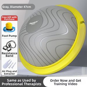 Theratools | Rehabilitation Balance Core Fitness Ankle Half Round Balance Ball