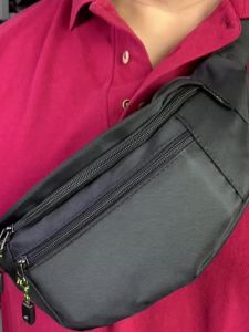 OTOHE Sport Waist Pack Cross Body Bag Pouch Bag Casual Men Chest Bag Men Fashion Shoulder Bag Waist Belt Bag Waterproof Waist Bag for Travel Outdoor