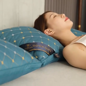 WakayaHome | Hotel Pillow Super Fluffy Soft Family Pillow iber pillow Soft 100% High Quality Pillow