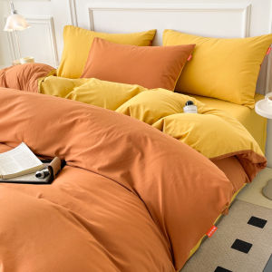 Dansunreve ปลอกผ้านวม 6ฟุต สีทึบ ปลอกผ้าห่ม สไตล์มินิมอล Minimal ผ้าฝ้าย100% 800tc ปลอกผ้านวม6ฟุต ปลอกผ้านวม3ฟุต ปลอกผ้านวมผ้ายืด