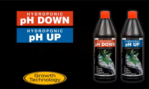 Growth Technology Hydroponic pH UP (Contains Potassium Hydroxide (KOH) 25% Base Hydroponics pH adjuster)