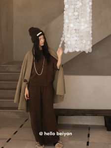 BEIYAN | Warm High-end Outwear Suitable Womens Sleepwear Set 3 Pieces
