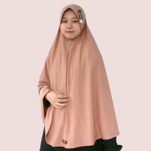 Khimar Jumbo Syari Polos Mewah Ratu/JIlbab Instan Jumbo harian jersy Cubit