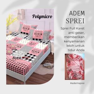 Sprei SET Karet Keliling Motif Terbaru tinggi 30cm Adem Sprei