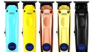 HIENA HYN-012 Hair Clipper Razor Hair Quality Power Display Electric lipper with LCD display With Limit Comb