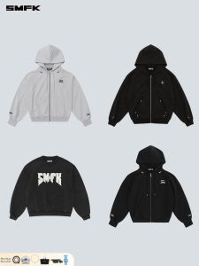 SMFK | Zippered Hooded Sweatshirt