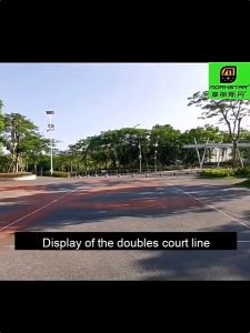 Badminton court boundary line marking standard pickleball volleyball badminton temporary court line