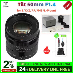 TTArtisan Tilt 50mm f1.4 MF Full Frame Manual Portrait Lens for Studio Photography Compatible with Sony E Nikon Z Fujifilm XF M43 L-mount