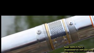 Submersible Pump 3Inch 2HP Pure Copper Interface Impeller Deep Well Water Pump 220V 60Hz Stainless Steel Electric Water Pum Family Garden Agricultural Irrigation Pumping Deep Well Pump