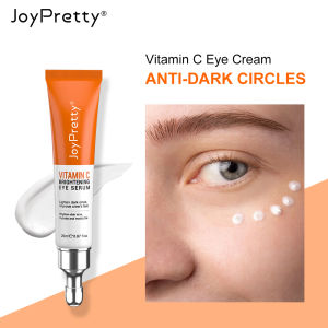JoyPretty Anti Dark Circle Eye Cream Eye Bags Removal Vitamin C Whitening Cream Wrinkle Removal Serum Eyes Firming Skin Care
