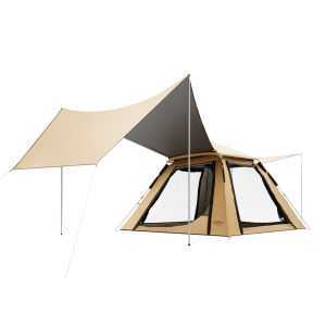 The Primitive | Foldable Portable All-in-One Tent and Canopy Outdoor Camping Set