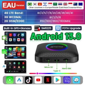 CarlinKit | Carlinkit Tv Box Android 13 Plus QCM 6125 /6225 Wireless CarPlay Android Auto AI Box 4GLTE GPS For Netflix YouTube Spotify