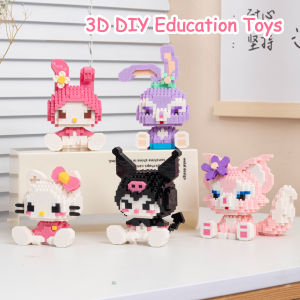 Building Blocks Sanrio Kuromi Building Blocks Toys For Boys Building Blocks Toys 3D Model Education Toys Block Building Sets Blocks Toys For Kids Childrens Toys Christmas Gift Birthday Gift