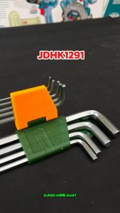 Jadever ประแจแอล หกเหลี่ยม / หัวบอล / หัวท๊อกซ์ (9 ตัวชุด) รุ่น JDHK1291 / JDHK1292 / JDHK2291 / JDHK1292 / JDHK3291 / JDHK3292 ( Hex Key / Tork Key ) กุญแจหกเหลี่ยม ประแจหกเหลี่ยม