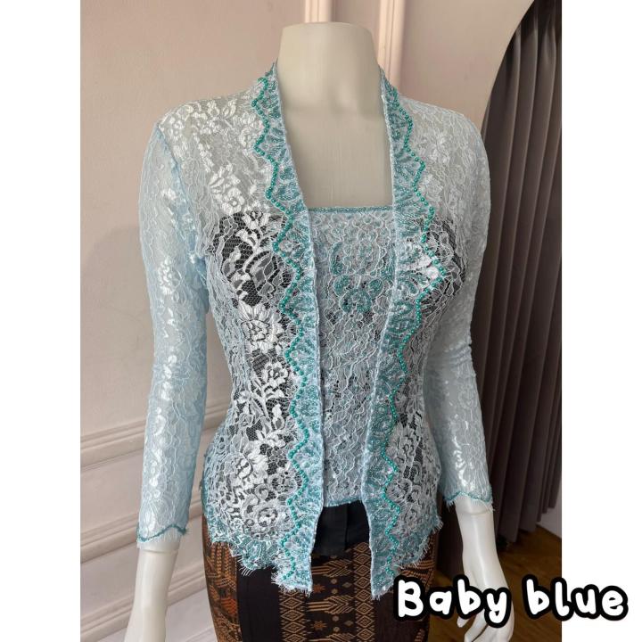 Kebaya kutu baru/kebaya brokat/kebaya metalik payet mutiara model
