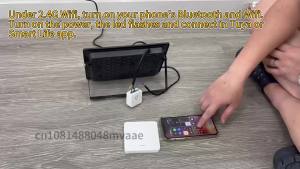 Tuya WiFi Smart Switch 20A/16A 100-240V RF433Mhz Wireless Relay Receiver Mini Round Panel Switch App Voice Control For Led Light