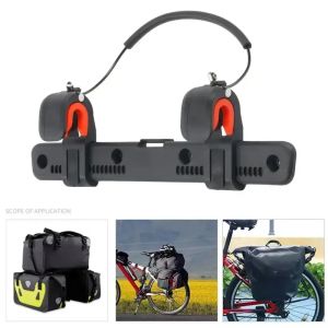 Bicycle Side Bag Buckle Adjustable Saddle Rack Bag Clip for Motorcycles Bicycle And Motorcycle Pannier Rack Accessories for Bike