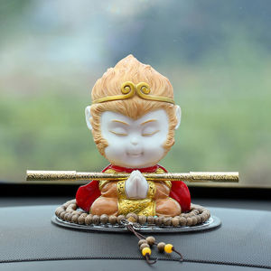 New Legend of Sun Wukong Car Dashboard Decoration Creatively Designed Vehicle Interior Accessory Stress Relief