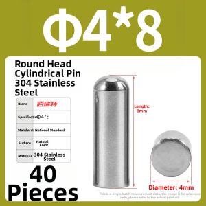 BAIRUITE | Round Head Solid Positioning Pin