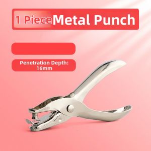 Single Hole Manual Puncher for Cards Tags Bookmarks and Stationery Items 3mm