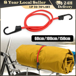 Heavy Duty Bungee Cord Elastic Tie Strap String Carabiner Hooks Kayak Cycling Luggage Packing Ropes Camping Accessories