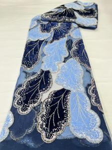 OLEVO | African Velvet Lace Fabric 2026 Nigerian Lace 5 Yards French Velvet Lace Fabric For Party Wedding Dress Sewing Cloth AT2835