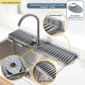 FENGHEDAHAI | Waterproof Anti-Splash Kitchen Sink Edge Silicone Mat