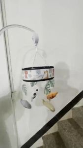 Baby Crib Mobile Toy with Music Mobile Toys For Baby Crib Bed Toy Music Box Plush Toy Baby Bedside Musical Hanging Toys