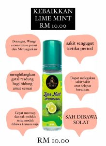 AUSFA LIME MINT KHAS UTK MELEGAKAN RESDUNG PENING GATAL SELSEMA HIDUNG TERSUMBAT🔥🔥