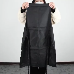 Kitchen Apron Oil Proof Cooking 2 Pockets Chef Waiter Cafe Restaurant Barber Lapis Lindung Masak Dapur