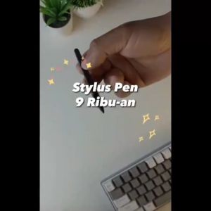 (Pengiriman cepat dikirim dari Jakarta) Stylus Pen 2 in 1 Universal Ballpoint Pulpen Stylush For Hp Android IOS Tablet IPAD Touchscreen Drawing Pencil