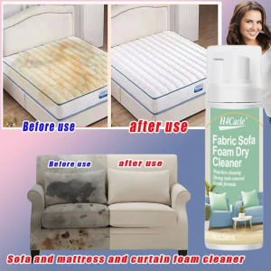 Fabric Sofa Foam Dry Cleaner Multi-Functional Cleaning No Need Water To Clean Suitable for Sofas Curtains Carpets and Clothing