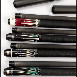 Stik Biliard BULL Carbon BCX Series Stik Carbon Leather GRIP 12.5mm Free Joint Protector & Extension