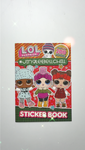 LOL Surprise Jinglebellchill Sticker Book For Kids With Fun Activities