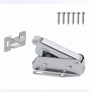 1/2PCS Touch Latch with Screws Automatic Spring Push Catch Bounce Lock For Cabinet Cupboard Doors Furniture Hardware Accessory