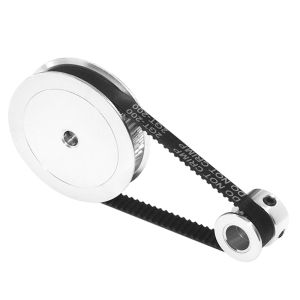 Aluminum Alloy GT2 Synchronous Belt Wheel Set 20 Teeth 1:3 Reduction Ratio Mechanical Transmission Components Band Width 6